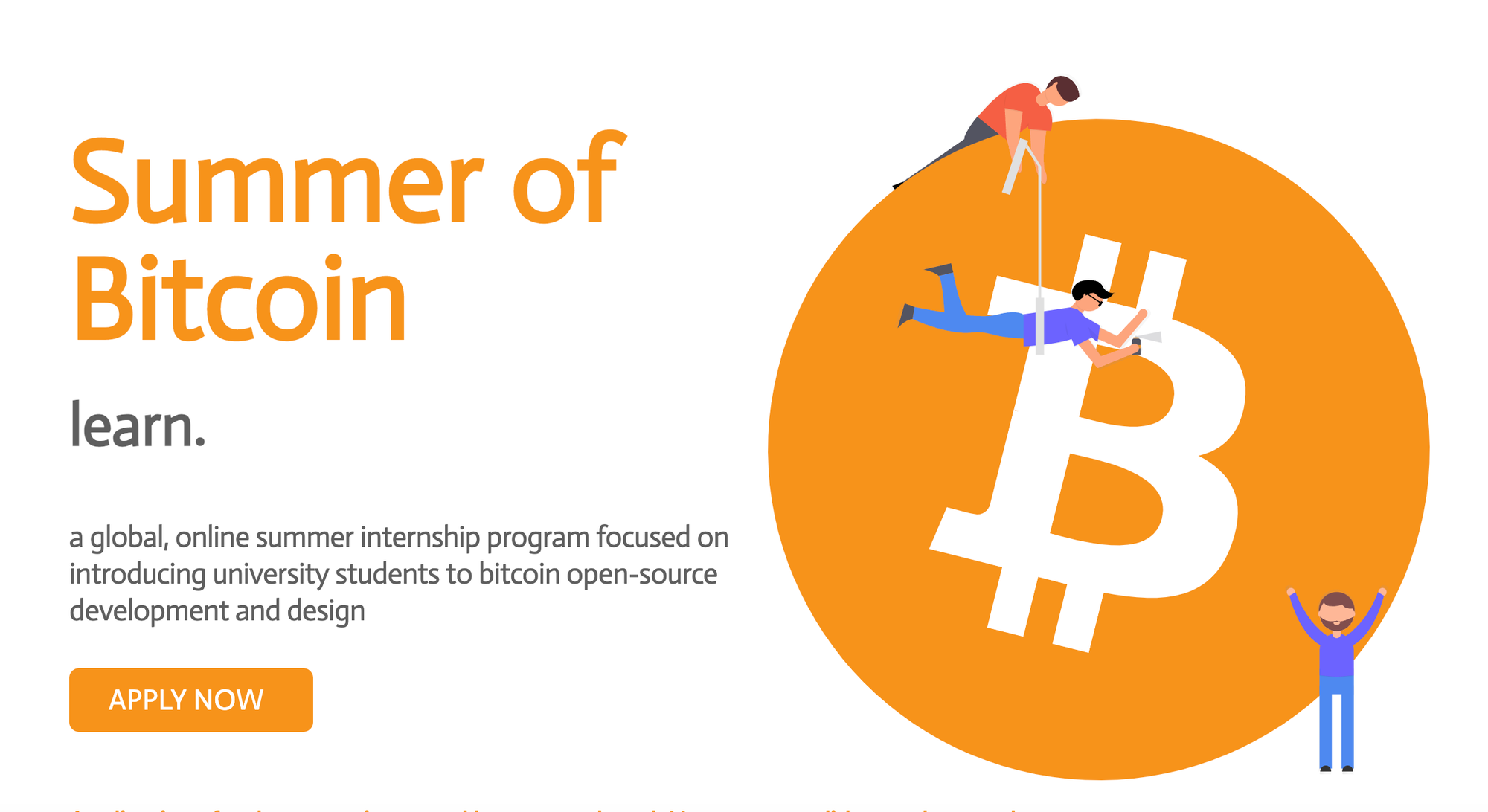 Summer of Bitcoin Logo